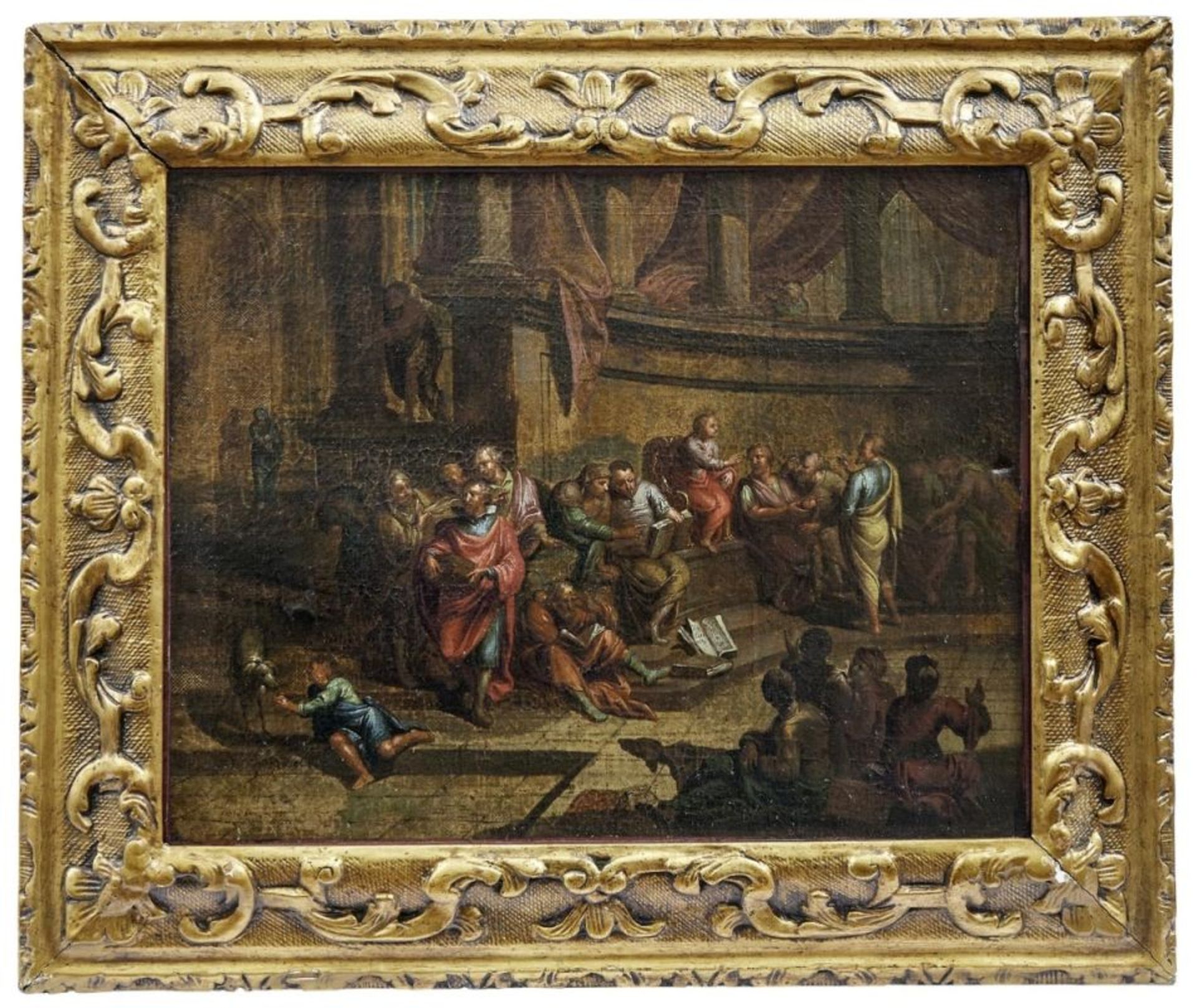 Vier Szenen aus dem Leben Jesu, Niederländische Schule, um 1700 - Image 3 of 8