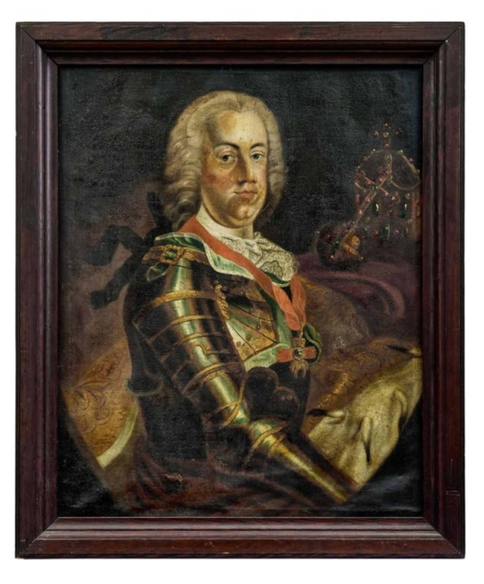 Portraitpendants von Kaiser Franz Stephan und Maria Theresia, Österreich, 18. Jh. - Image 4 of 4
