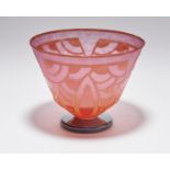 Große Vase "Nénuphars rouges", Verreries Schneider, Epinay-sur-Seine - 1928-30