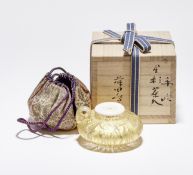 Fujita, Kyohei: Teebehältnis (Chaire) in Seidenbeutel (shifuku)