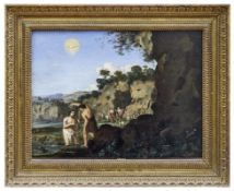 Taufe Christi im Jordan durch Johannes den Täufer, Niederländischer Maler des 17. Jahrhunderts