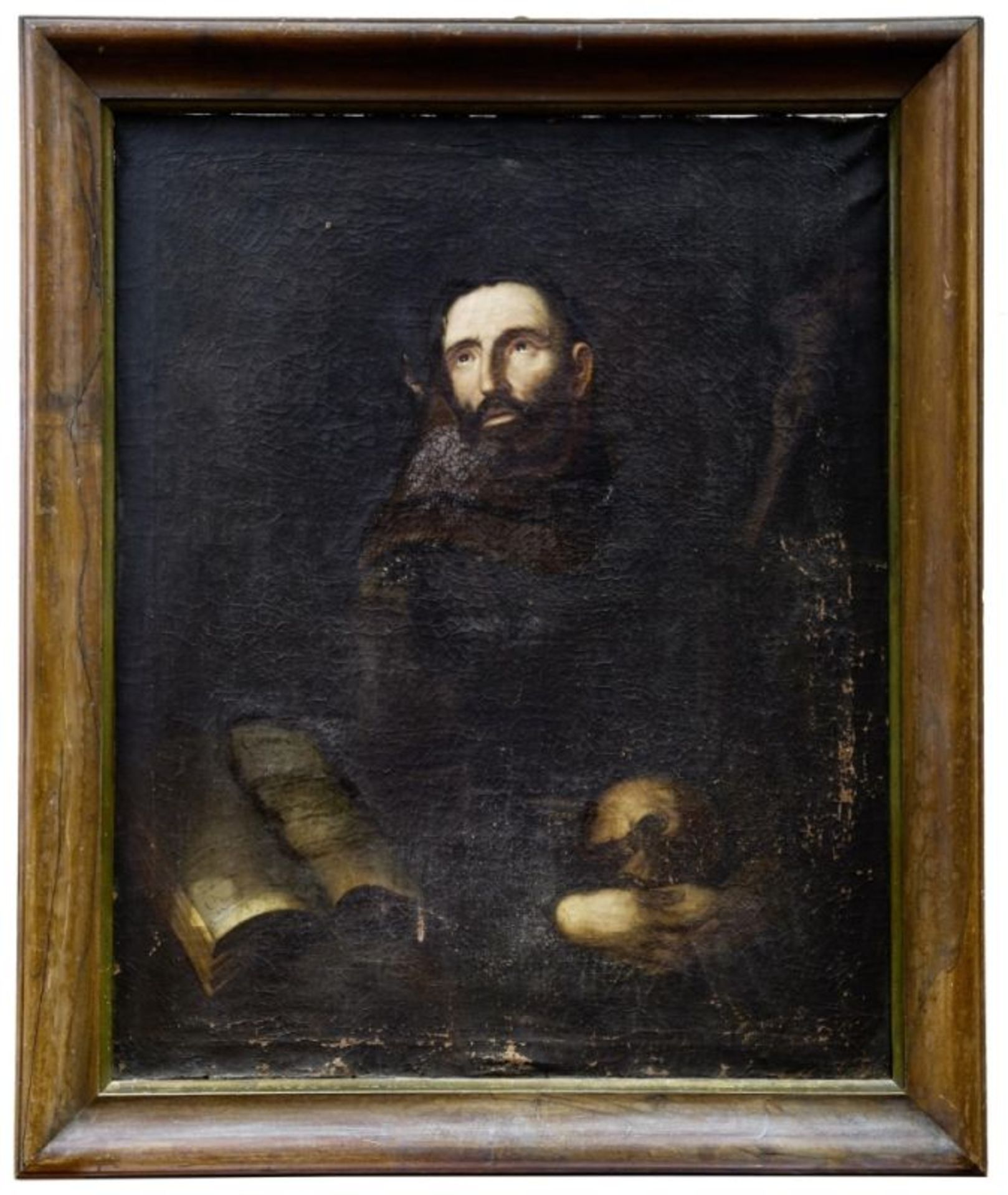 Der heilige Franziskus von Assisi empfängt die Stigmata, Italienischer Maler des 17. Jahrhunderts