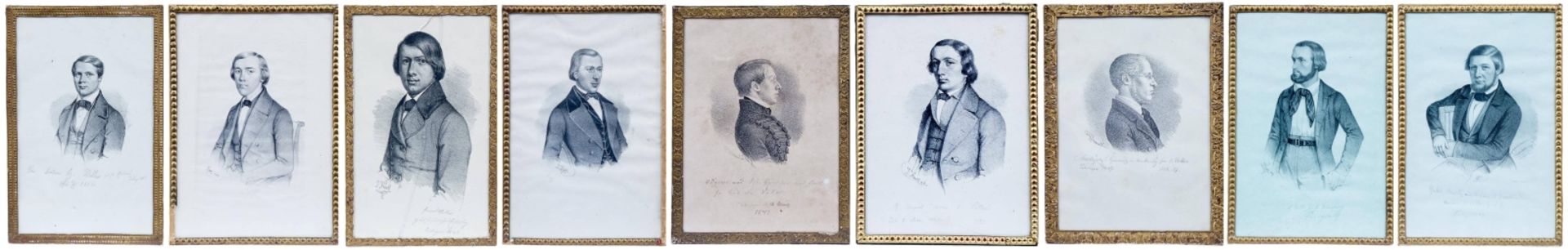 Kull, Johann Jakob u.a.: Sammlung von 18 Studentika-Portraits - Image 21 of 21