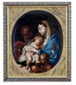 Trevisani, Francesco: Ovales Bildnis mit der Heiligen Familie und dem Johannesknaben
