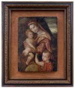 Madonna mit Kind und dem Johannesknaben, Florentiner Schule, 1. H. 17. Jh.