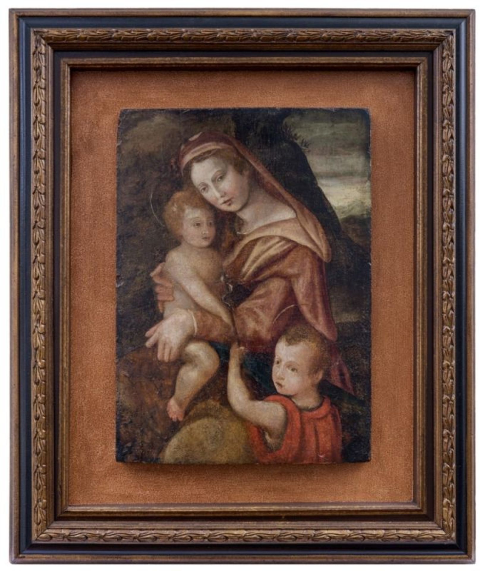 Madonna mit Kind und dem Johannesknaben, Florentiner Schule, 1. H. 17. Jh.
