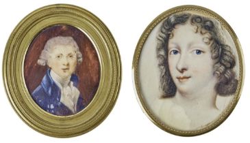 Zwei Miniaturportraits, 19. Jh.