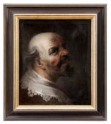 Bildnis eines Mannes mit Halbglatze, Italien, 18. Jh.