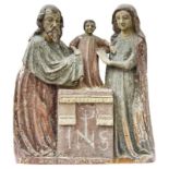 Heilige Familie, Oberrhein, um 1400