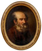 Nogari, Giuseppe (Attrib.): Ovales Bildnis eines bärtigen Mannes