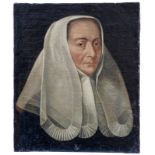 Bildnis einer Frau mit Haube, Flämische Schule des 17. Jahrhunderts
