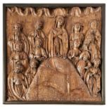 Großes Relief mit der Himmelfahrt Mariens, Franken, A. 16. Jh.