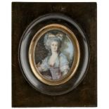 Hull, Thomas, Miniaturportrait der Prinzessin de Lamballe (?)