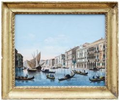 Der Canal Grande in Venedig, Italien, 19. Jh.