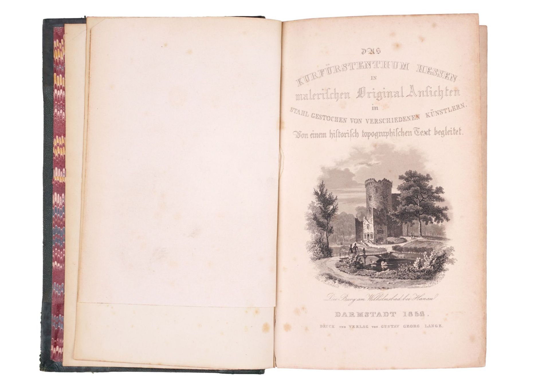 Das Kurfürstenthum Hessen in malerischen Original Ansichten. Gustav Georg Lange. Darmstadt. 1858.