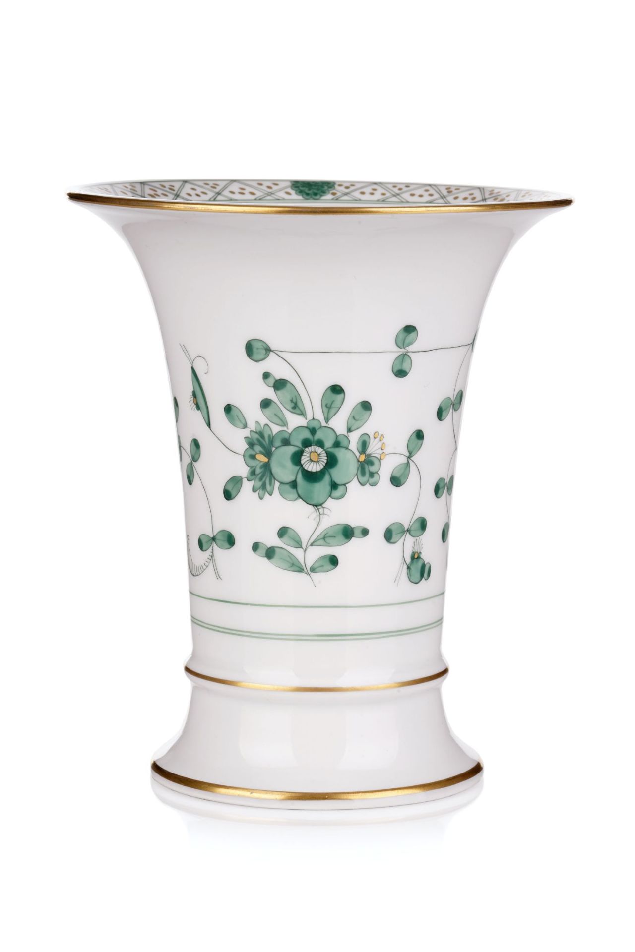 Bechervase "Indisch Grün". Meissen. 1934– 1945. - Bild 2 aus 2