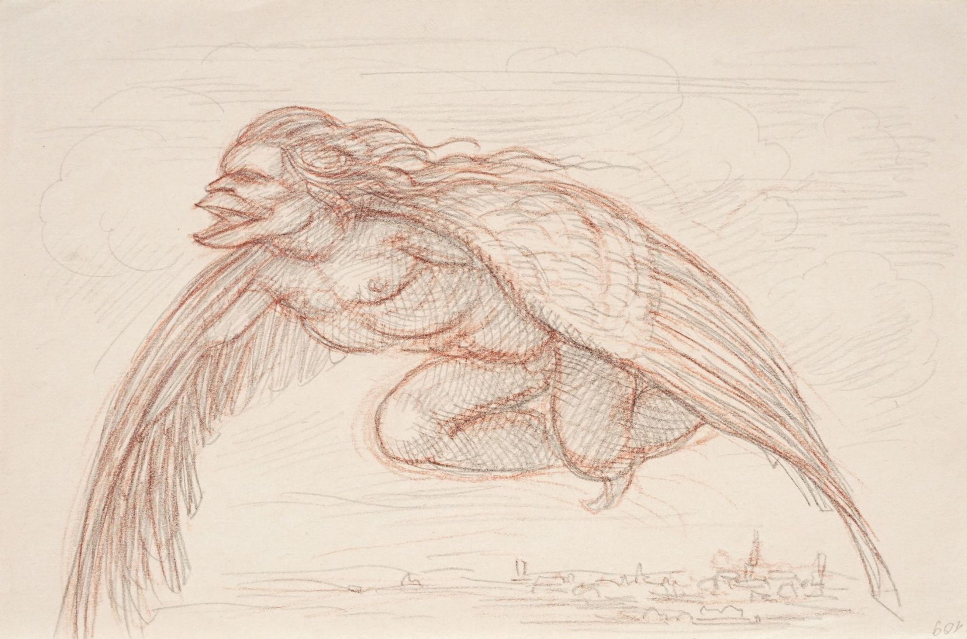 Curt Großpietsch "Sphinx" / "Moloch" / "Fliegender Dämon" / "Ruhender Wassergott". 1920er Jahre... - Image 3 of 4