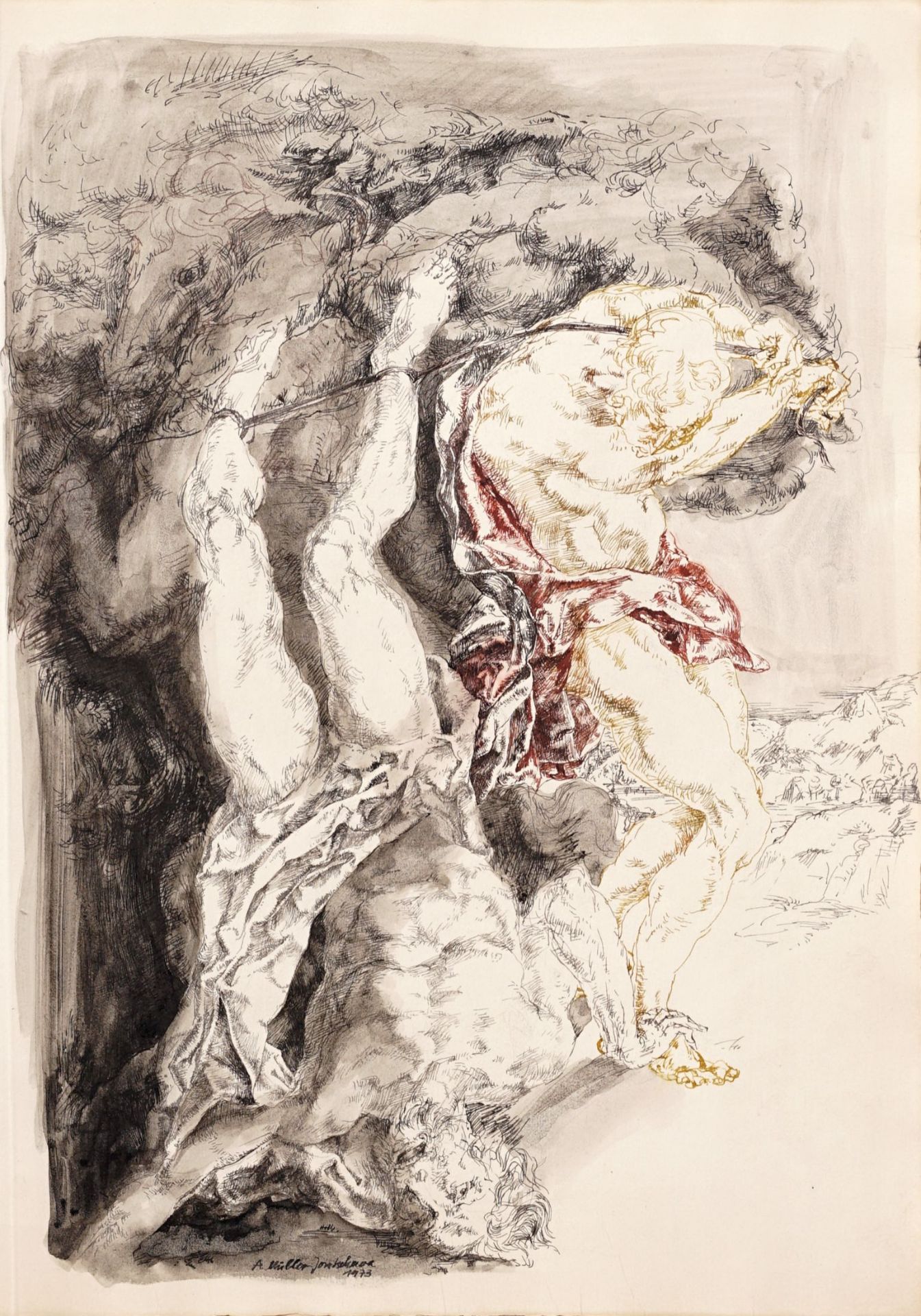 Alexandra Müller-Jontscheva, Der Zorn des Achilleus. 1973.