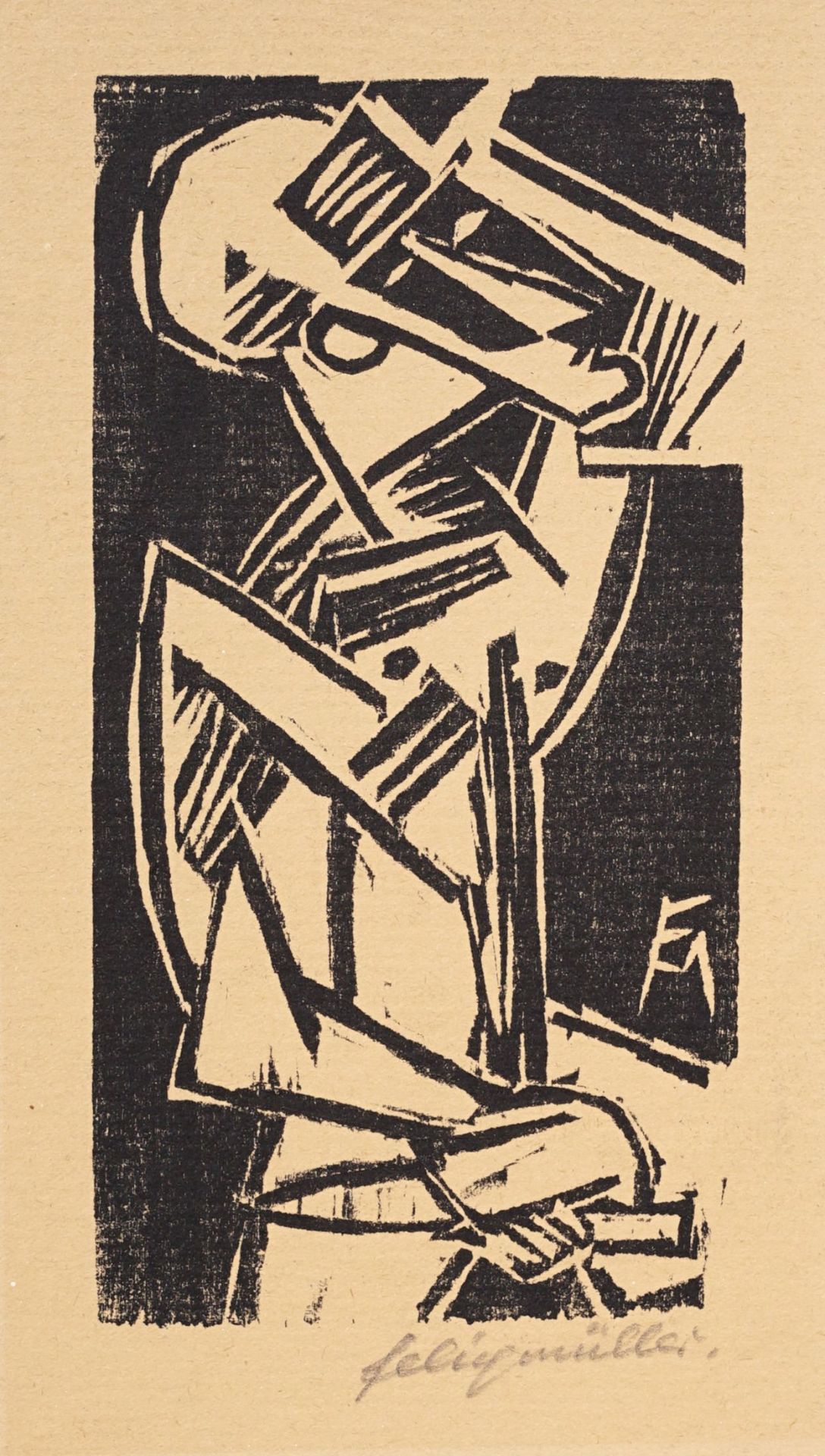 Conrad Felixmüller "Selbstmörder". 1917.