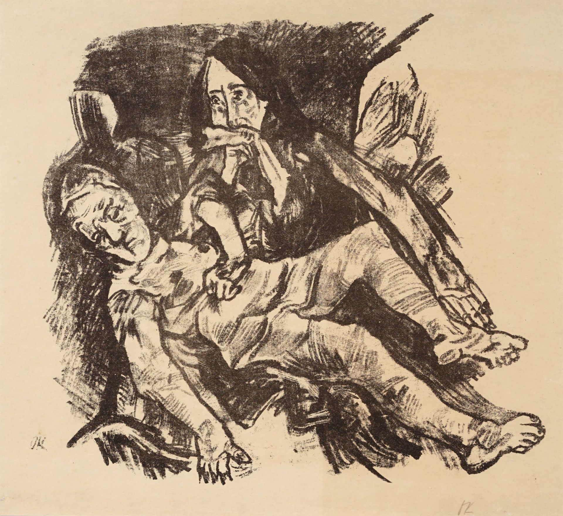 Oskar Kokoschka "Pietà (Es ist genug)". 1914/1917.