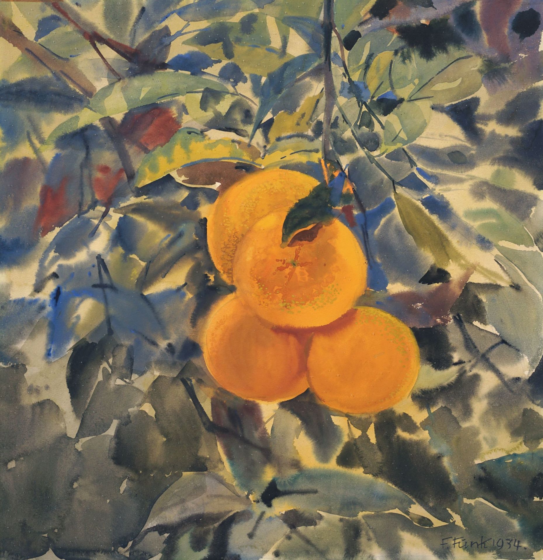 Felix Funk, Orangen. 1934.