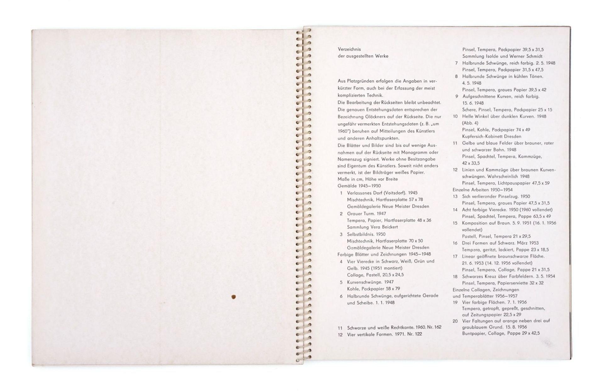 Hermann Glöckner "Werke aus den Jahren 1945 bis 1975". 1976. - Bild 15 aus 21