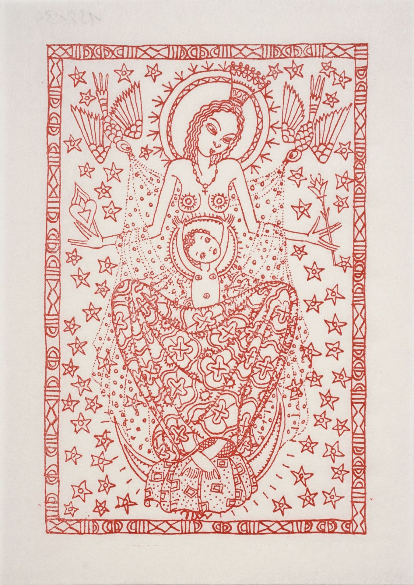 Elfriede Lohse-Wächtler "Maria (Böhmische Madonna)". 1918.