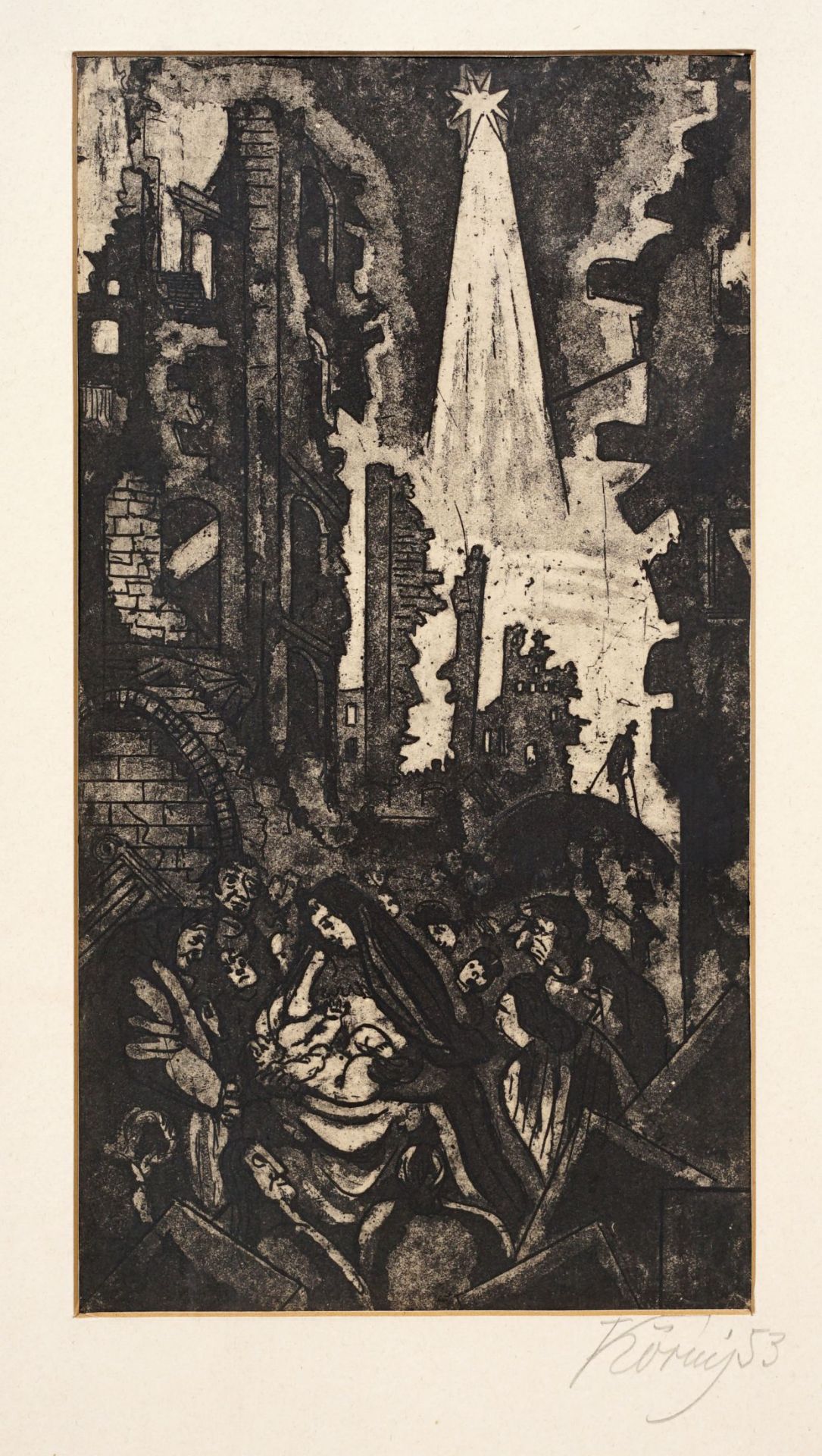 Hans Körnig, Acht Druckgrafiken. 1953– 1955. - Image 3 of 8