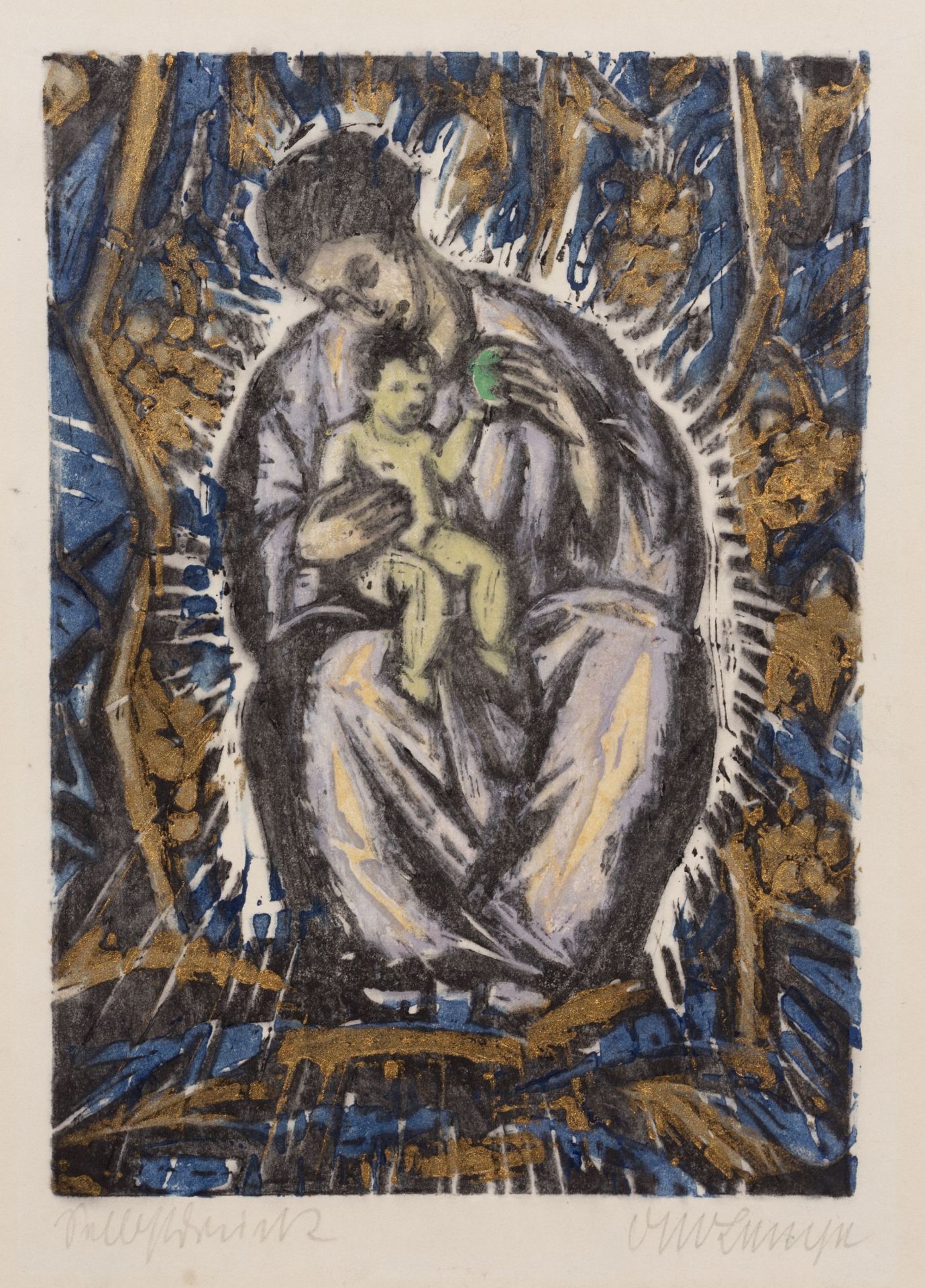 Otto Lange "Madonna (klein)". 1917.