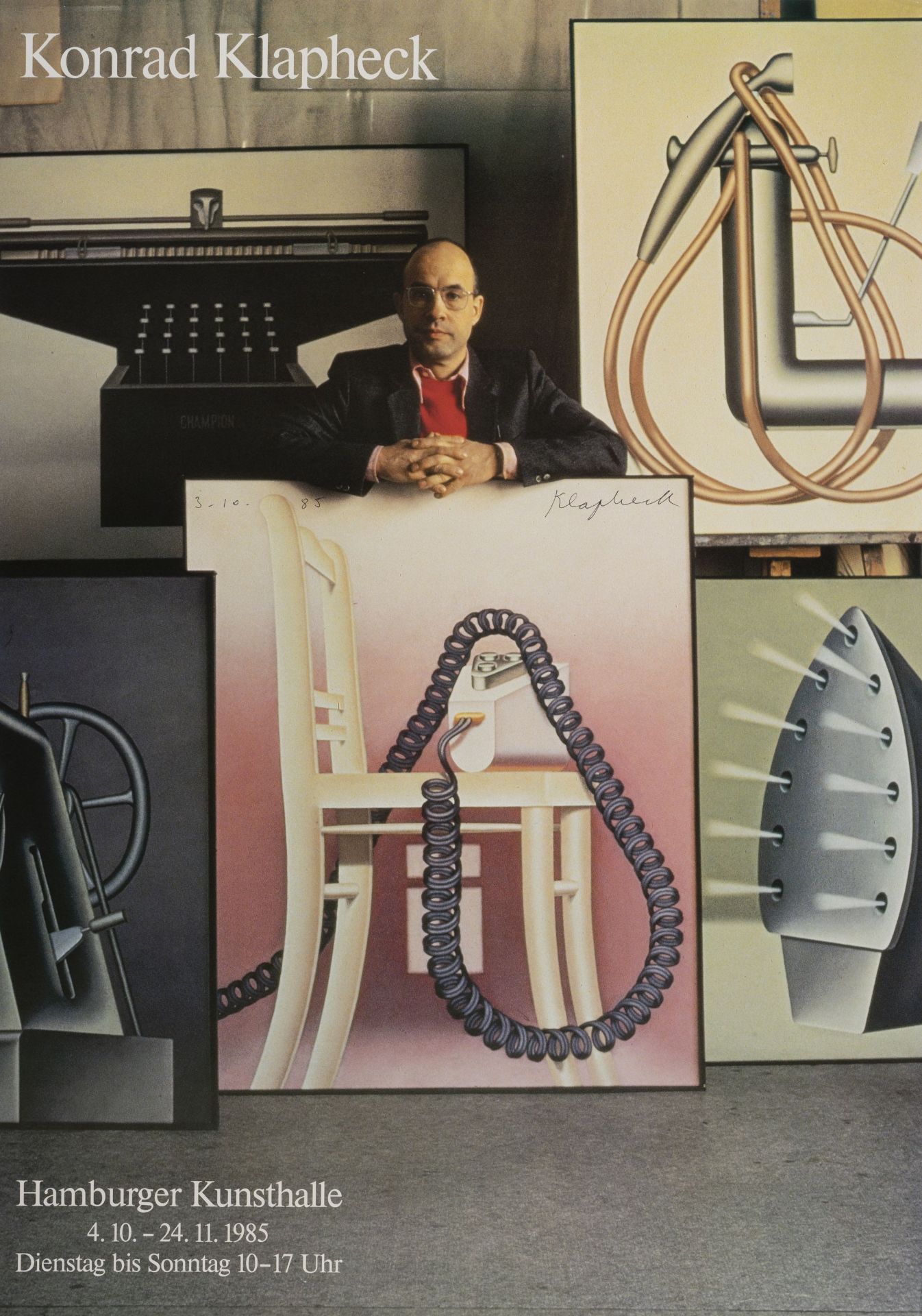 Verschiedene Künstler, Acht Ausstellungsplakate. 1982– 2007. - Image 6 of 8