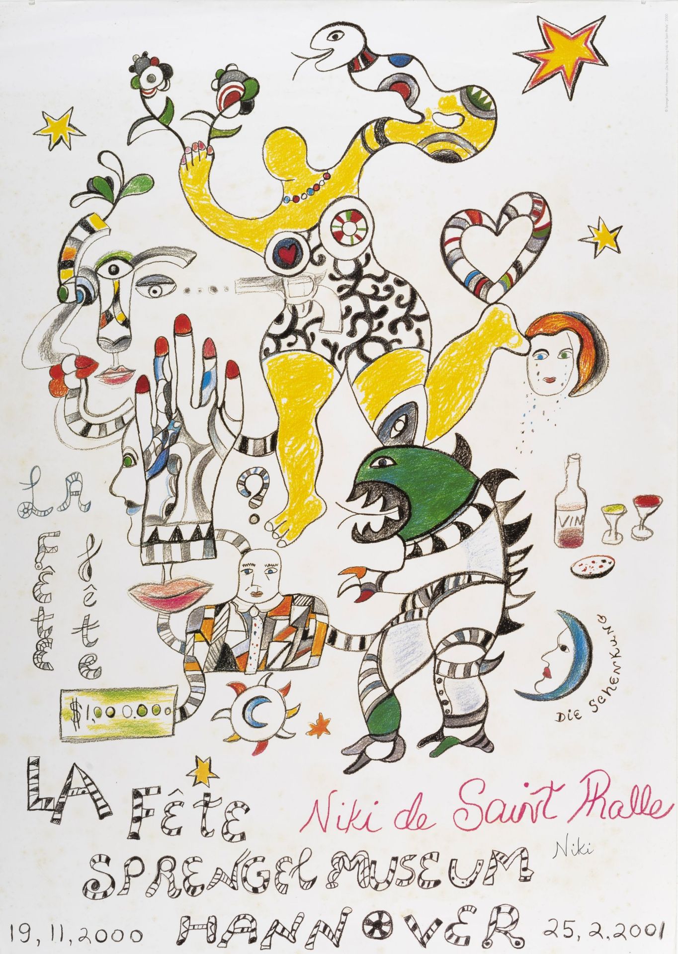 Verschiedene Künstler, Acht Ausstellungsplakate. 1982– 2007. - Image 8 of 8
