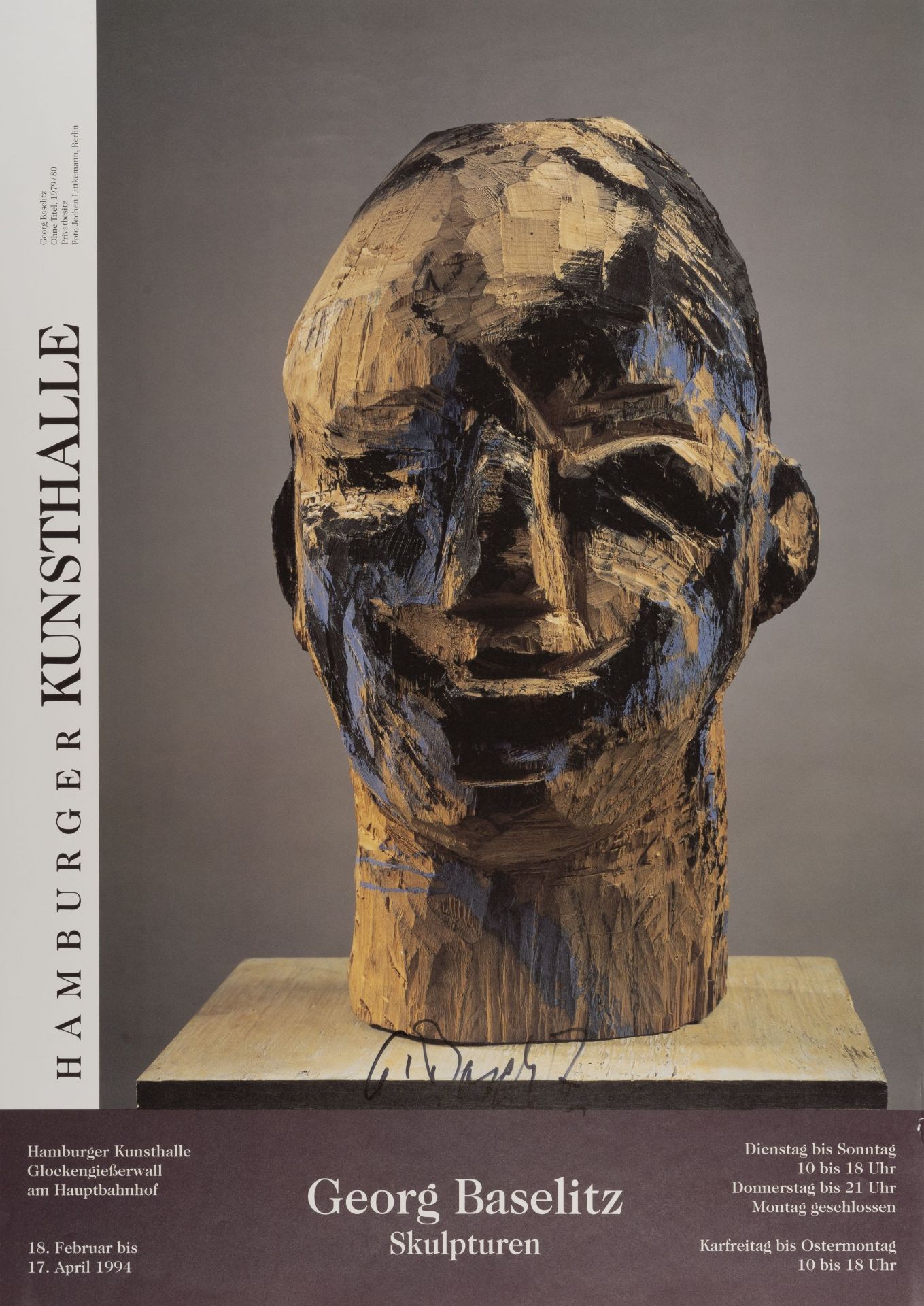 Verschiedene Künstler, Acht Ausstellungsplakate. 1982– 2007. - Image 2 of 8