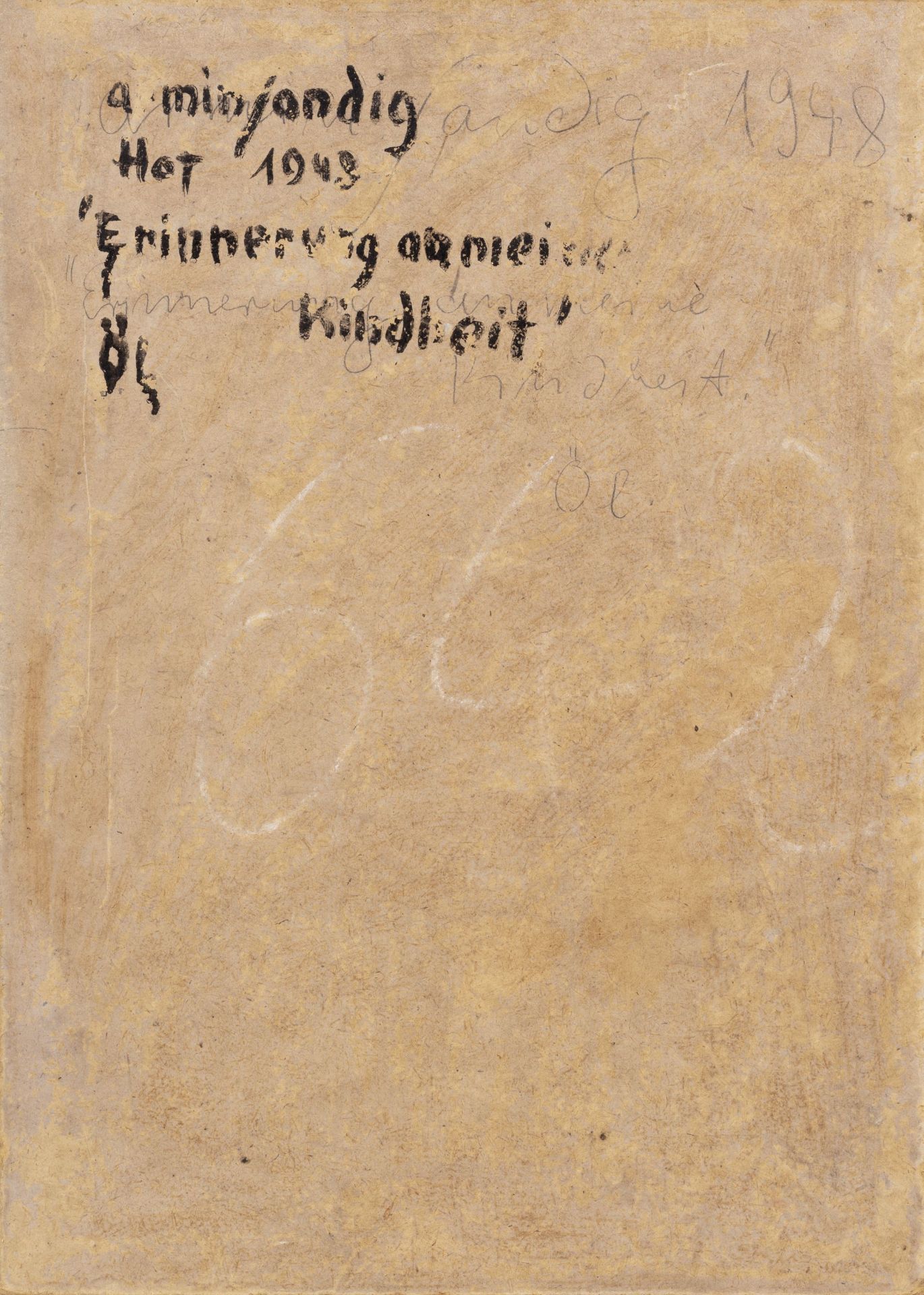 Armin Sandig "Erinnerung an meine Kindheit". 1948. - Bild 2 aus 3