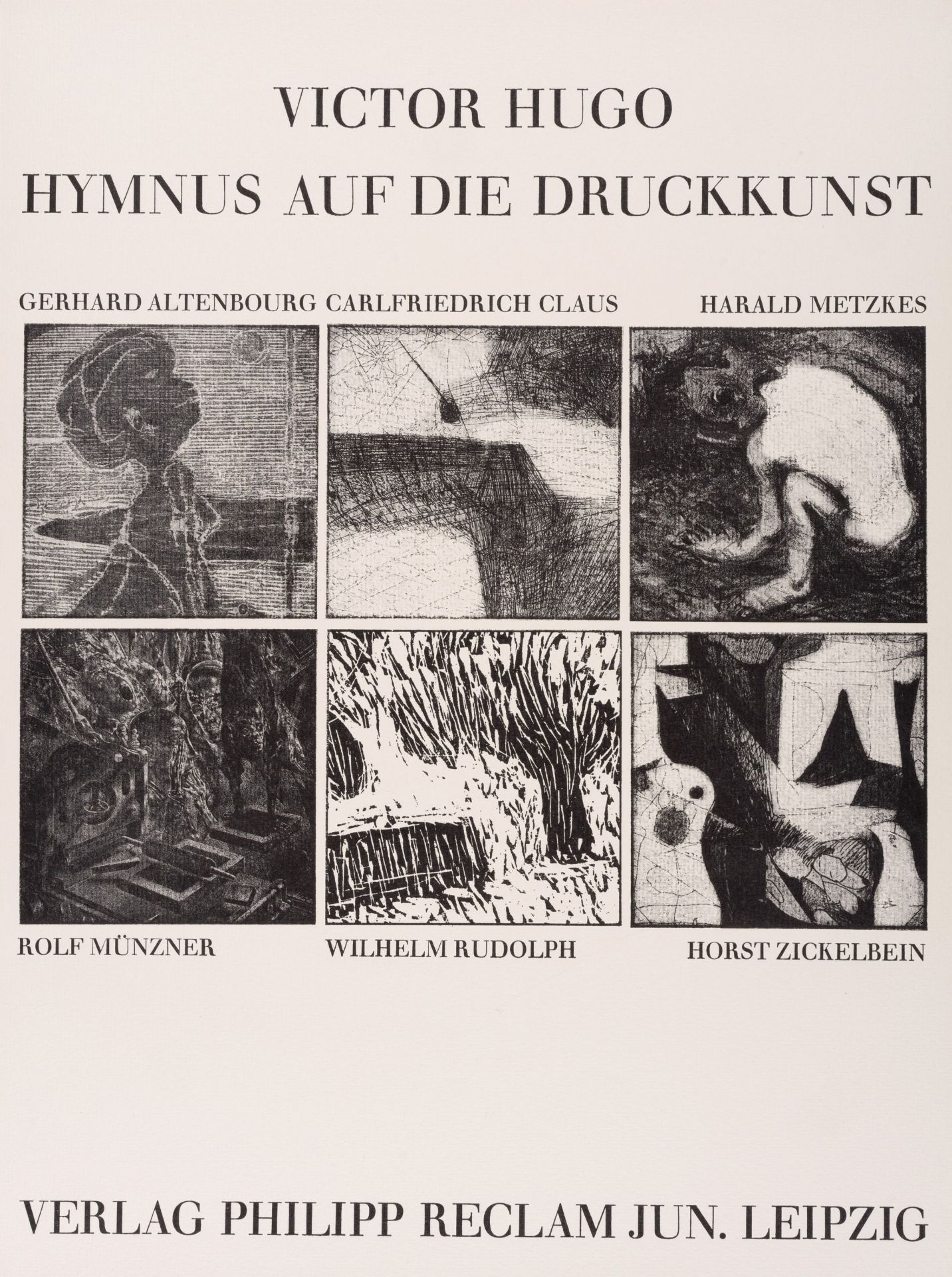 Verschiedene Künstler "Victor Hugo. Hymnus auf die Druckkunst". 1978.