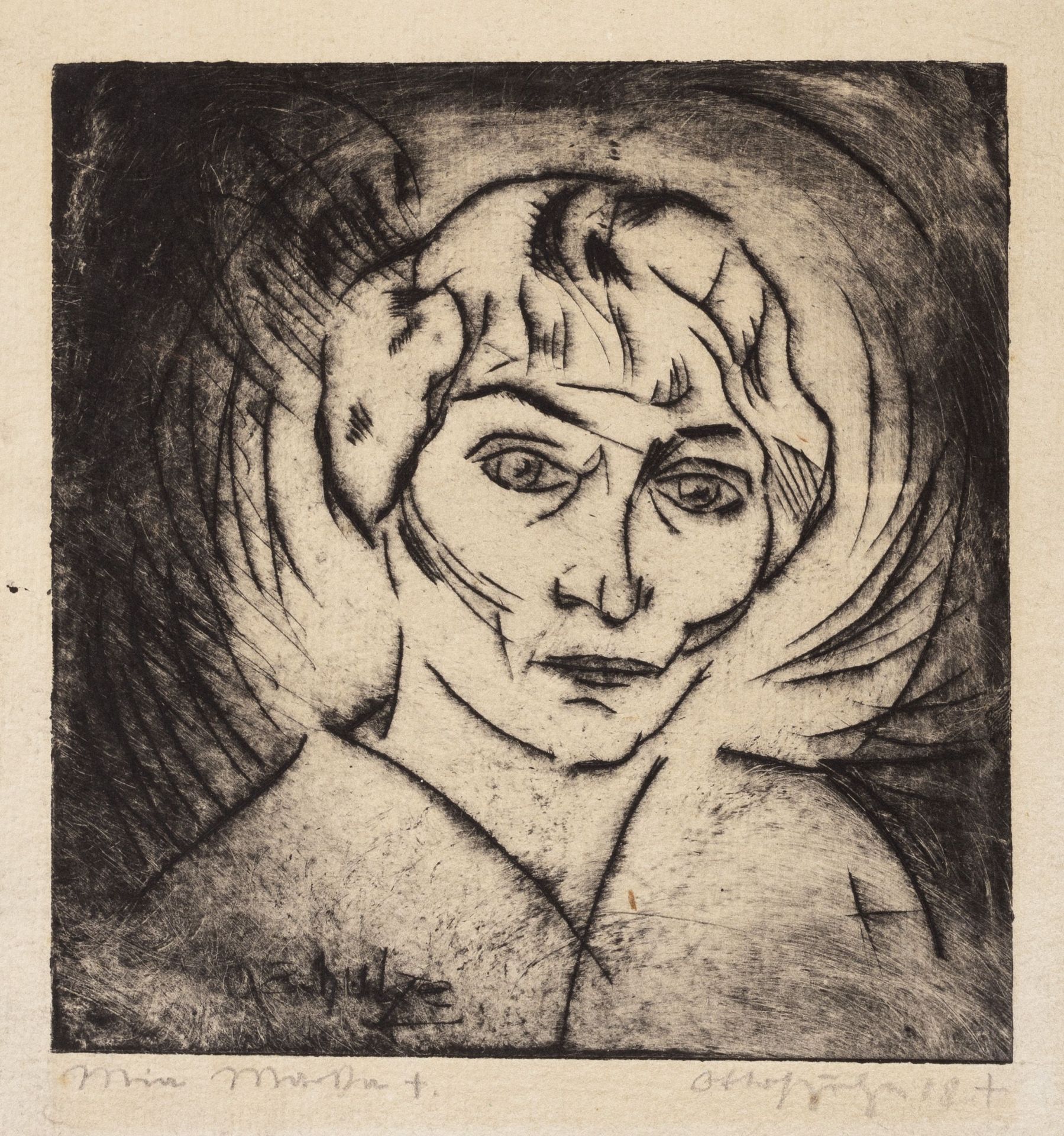 Otto Schulze "Meine Martha". 1918.