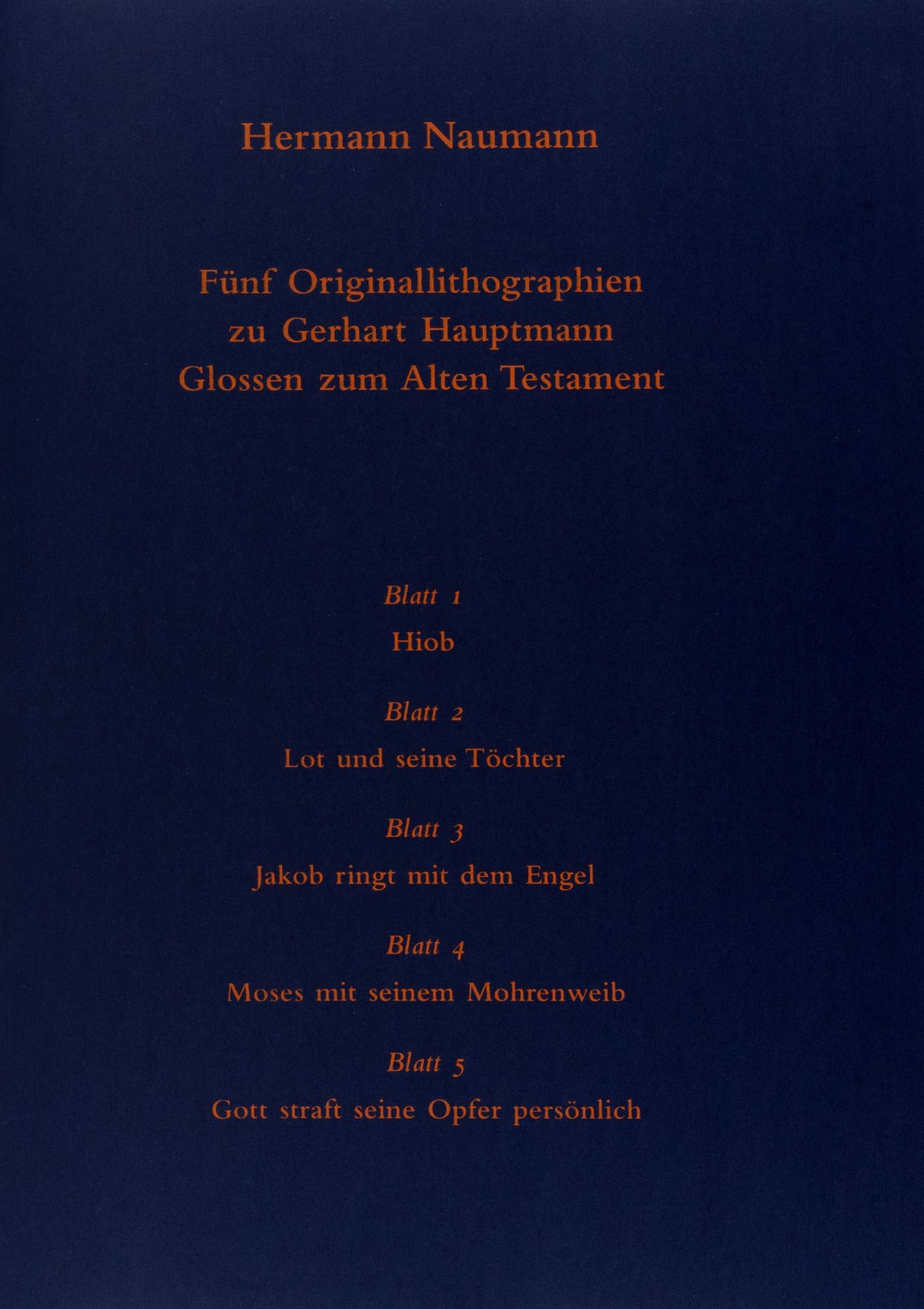 Hermann Naumann "Zur Charakteristik Jehovas". 1997. - Bild 5 aus 10