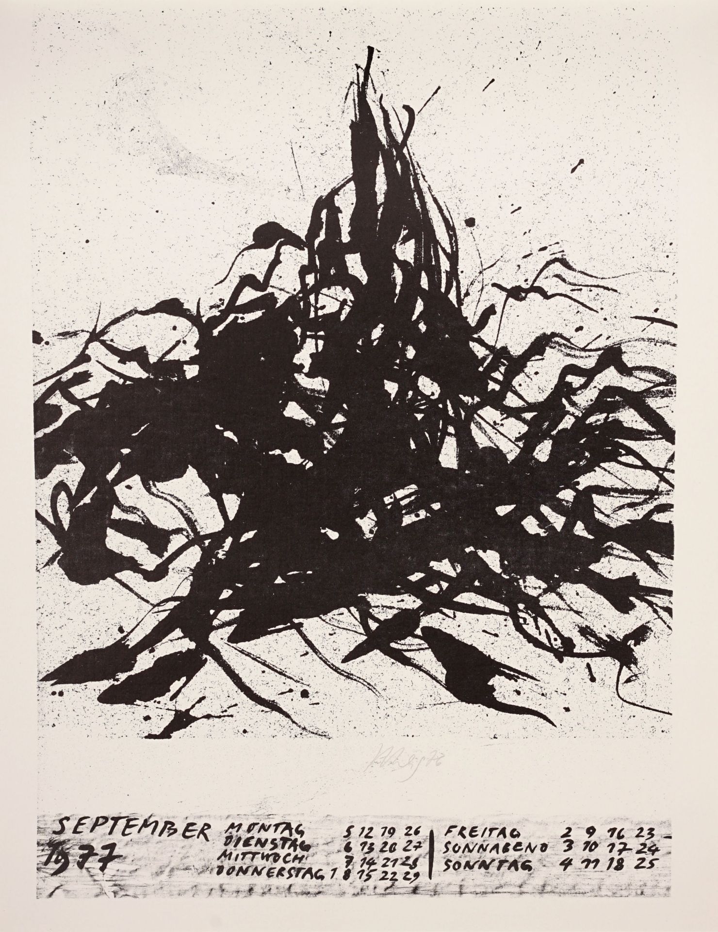 Verschiedene Dresdner Künstler "Original Grafikkalender". 1977. - Image 10 of 13