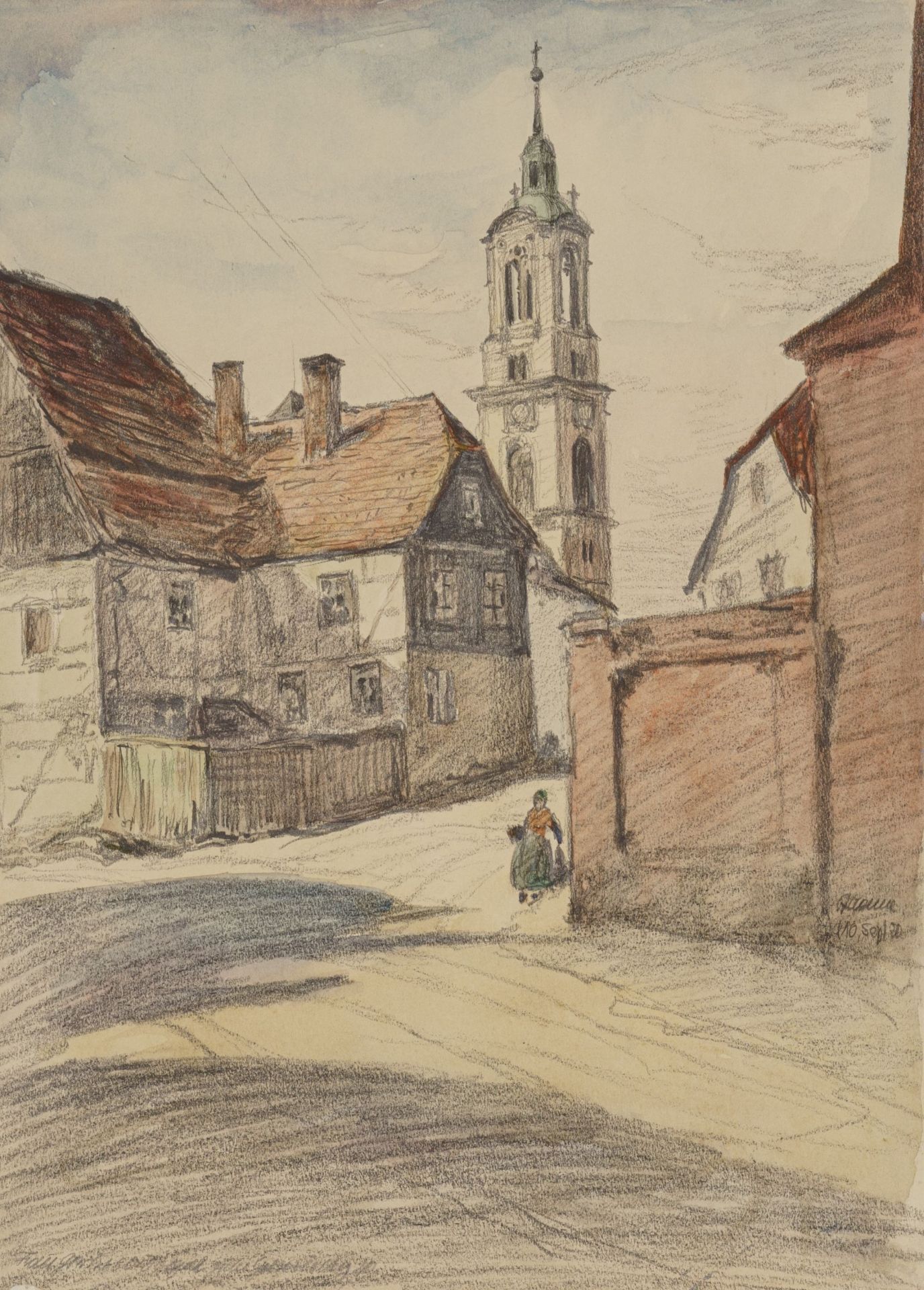 Artur Henne, Stadtkirche. 1940.