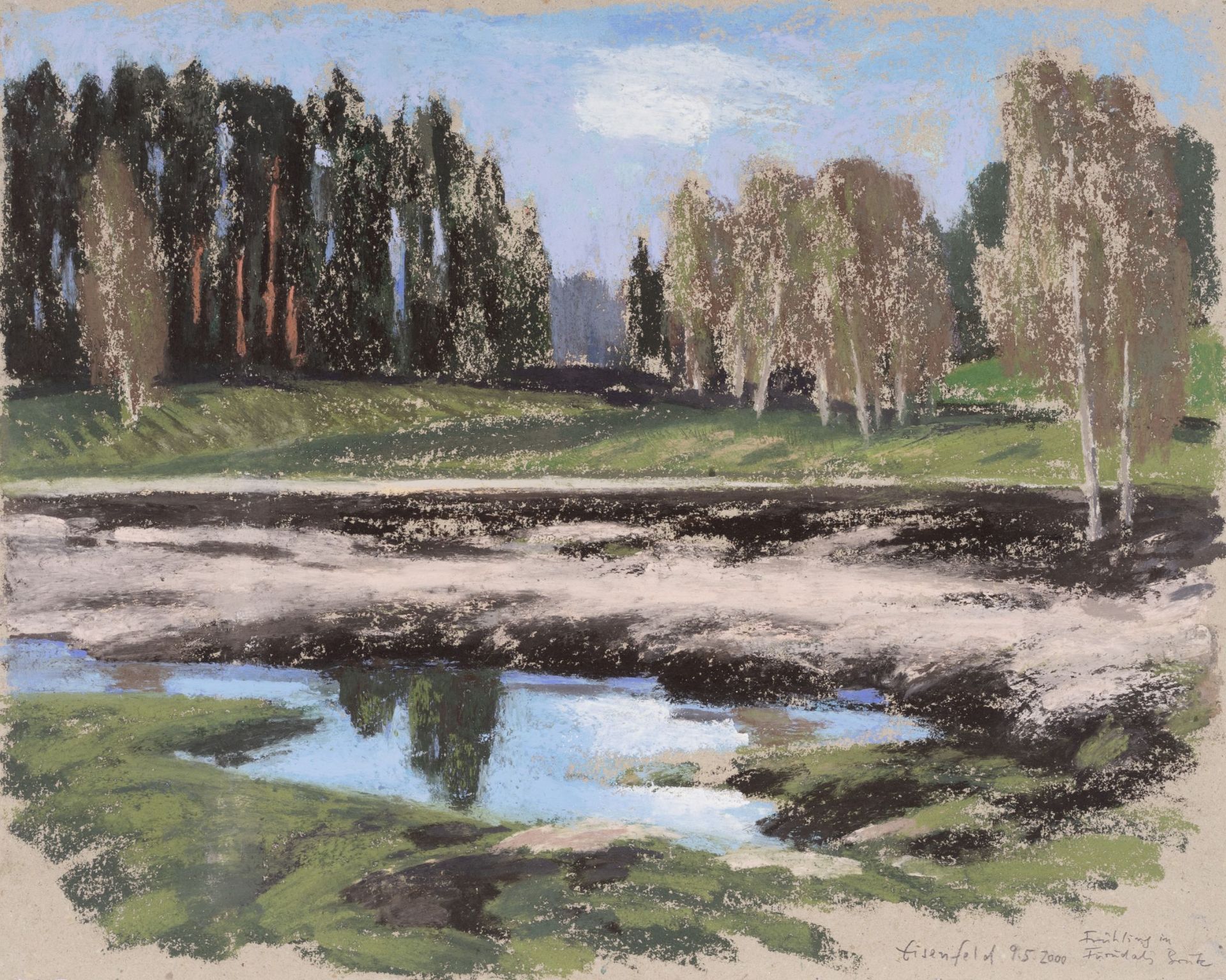 Ulrich Eisenfeld "Frühling in Furudals Bruk (Mittelschweden)". 2000.