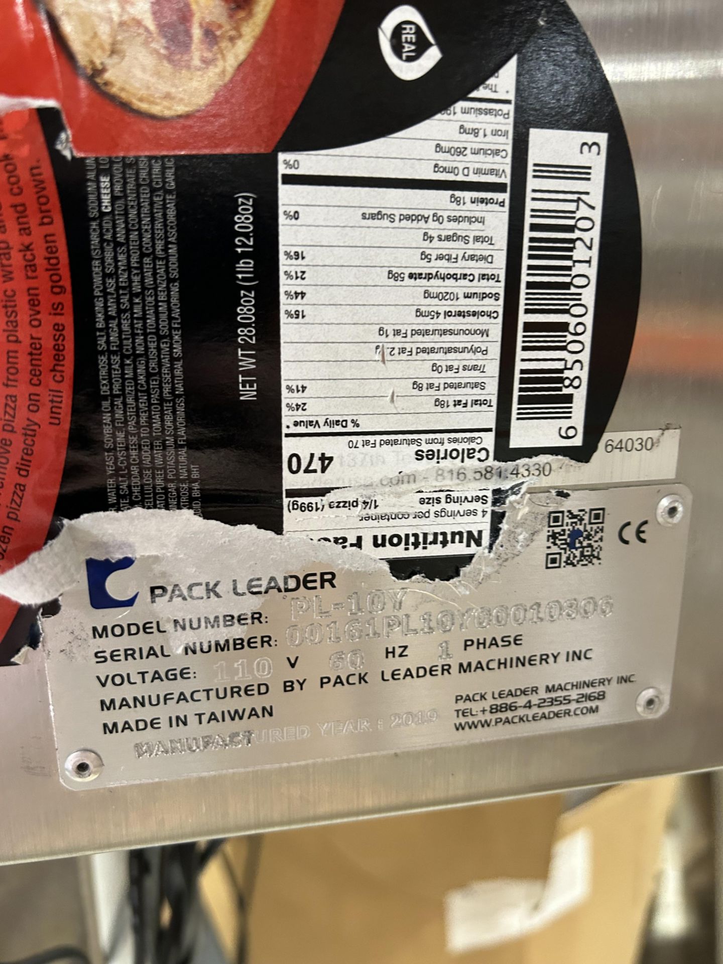 Pack Leader Labeling Machine, Model #PL-107, Volts 110 - Image 5 of 6