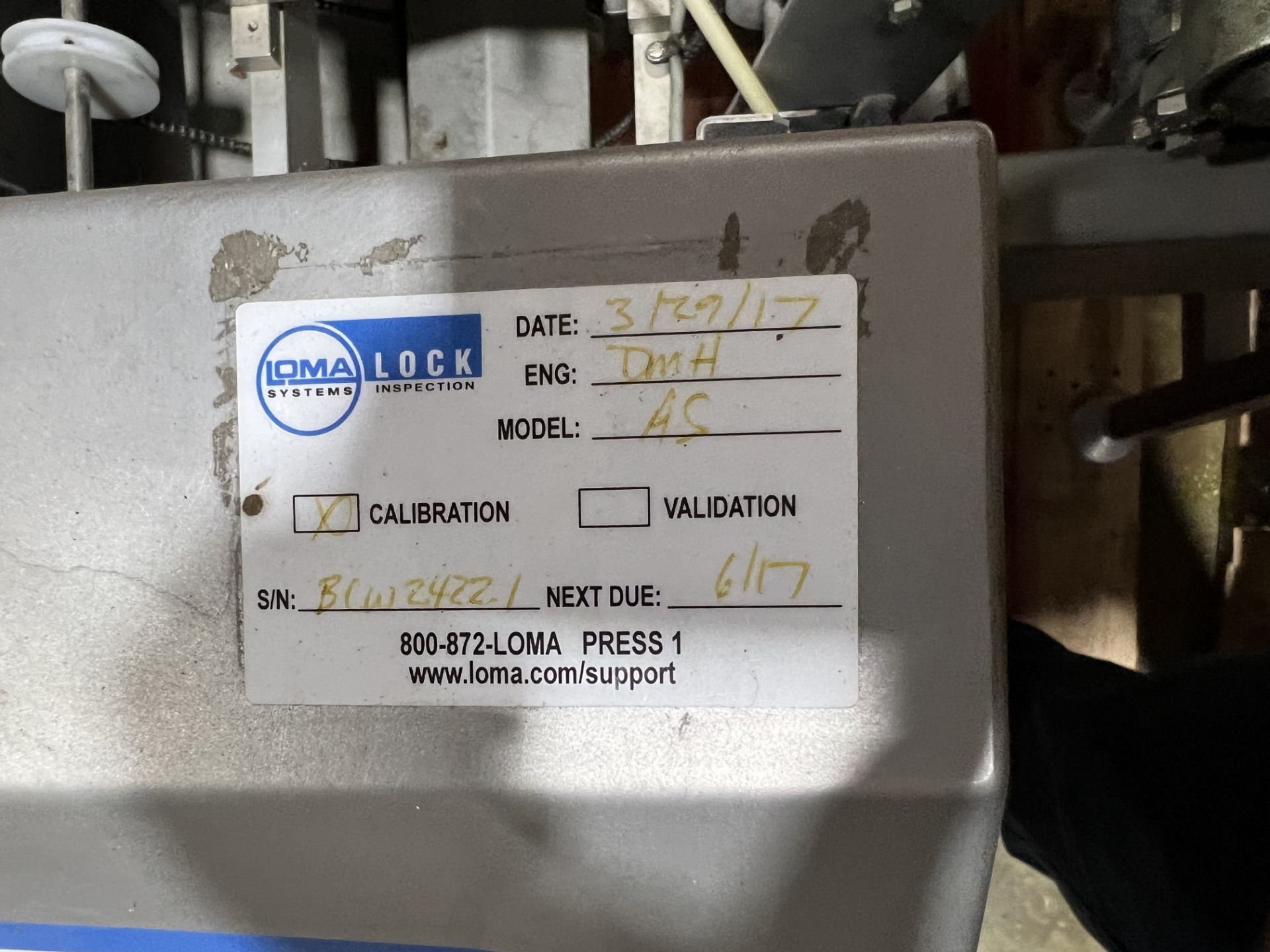 Loma Model AS Inline Checkweigher, Rigging/Loading Fee: $75 - Image 5 of 6