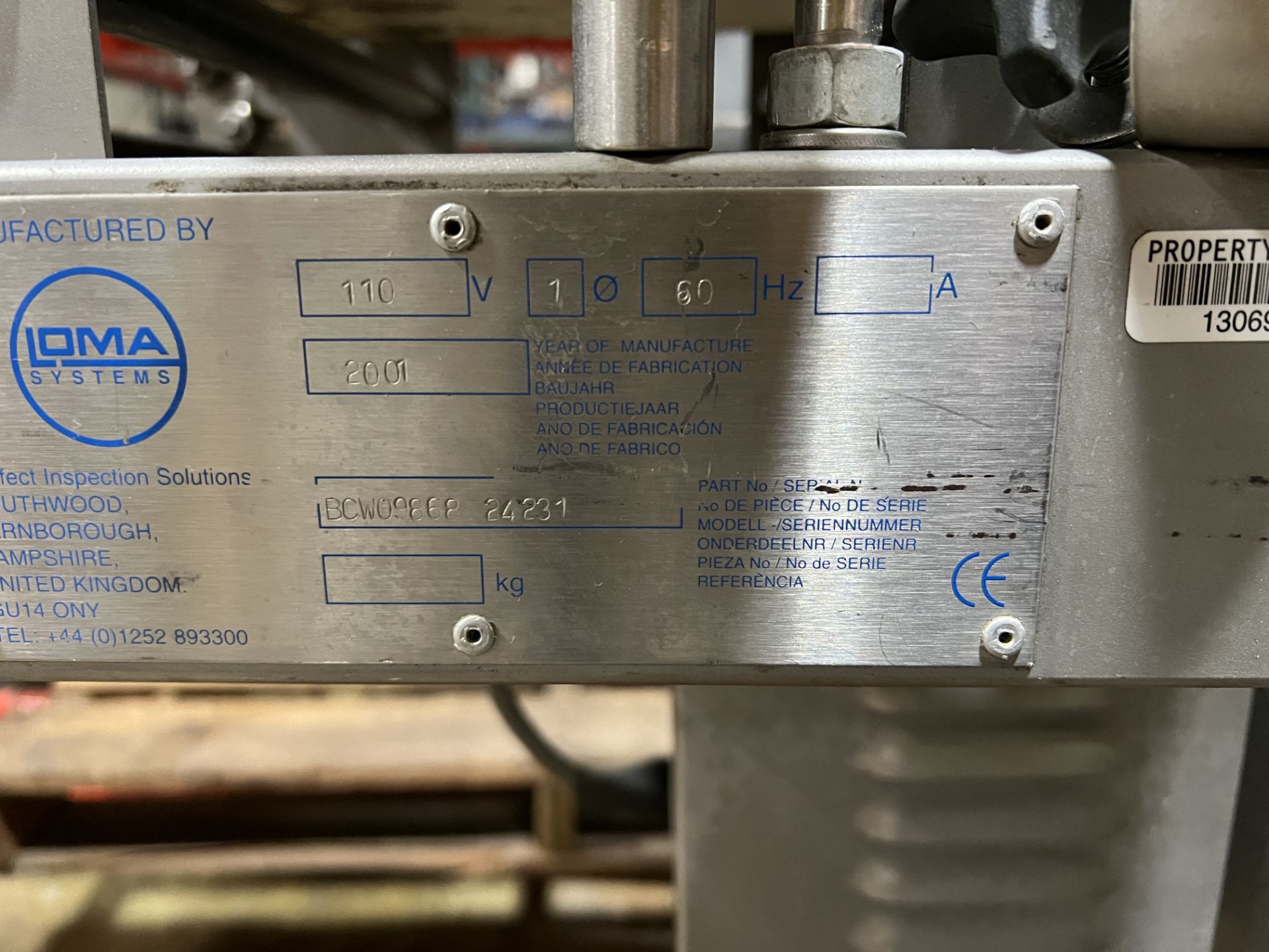 Loma Model AS Inline Checkweigher, Rigging/Loading Fee: $75 - Image 6 of 6