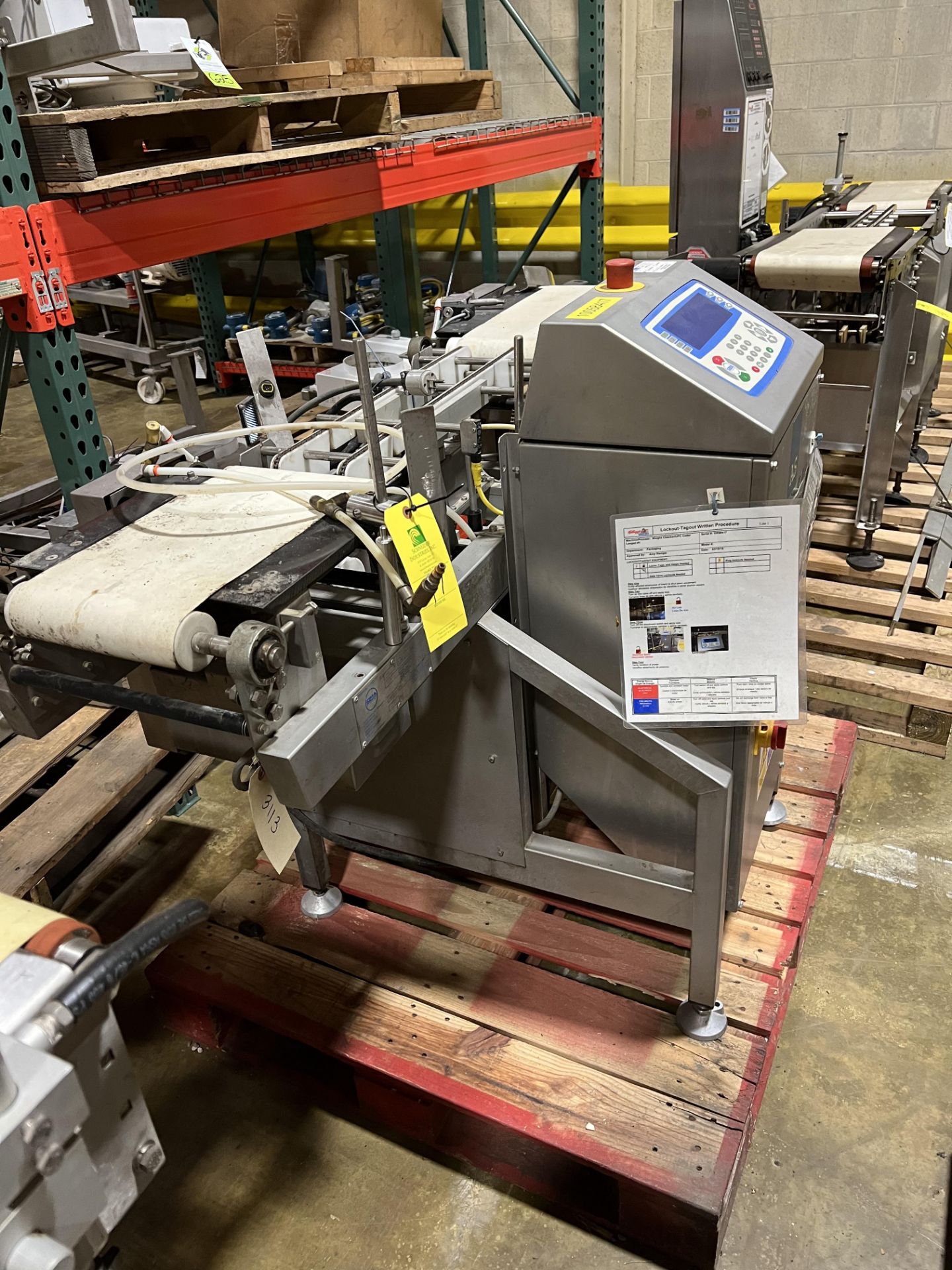 Loma Model AS Inline Checkweigher, Rigging/Loading Fee: $75