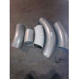 Assorted Elbows of 6" Solid Pipe