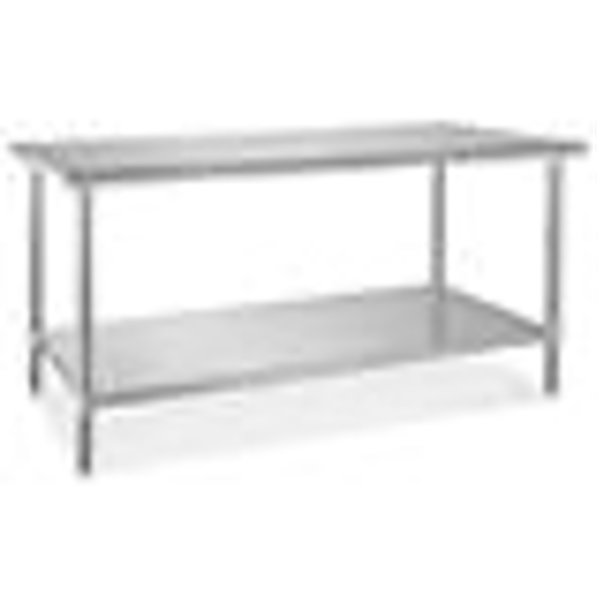 (Located in Waterfall, PA) Stainless Steel Table, 24” x 72”