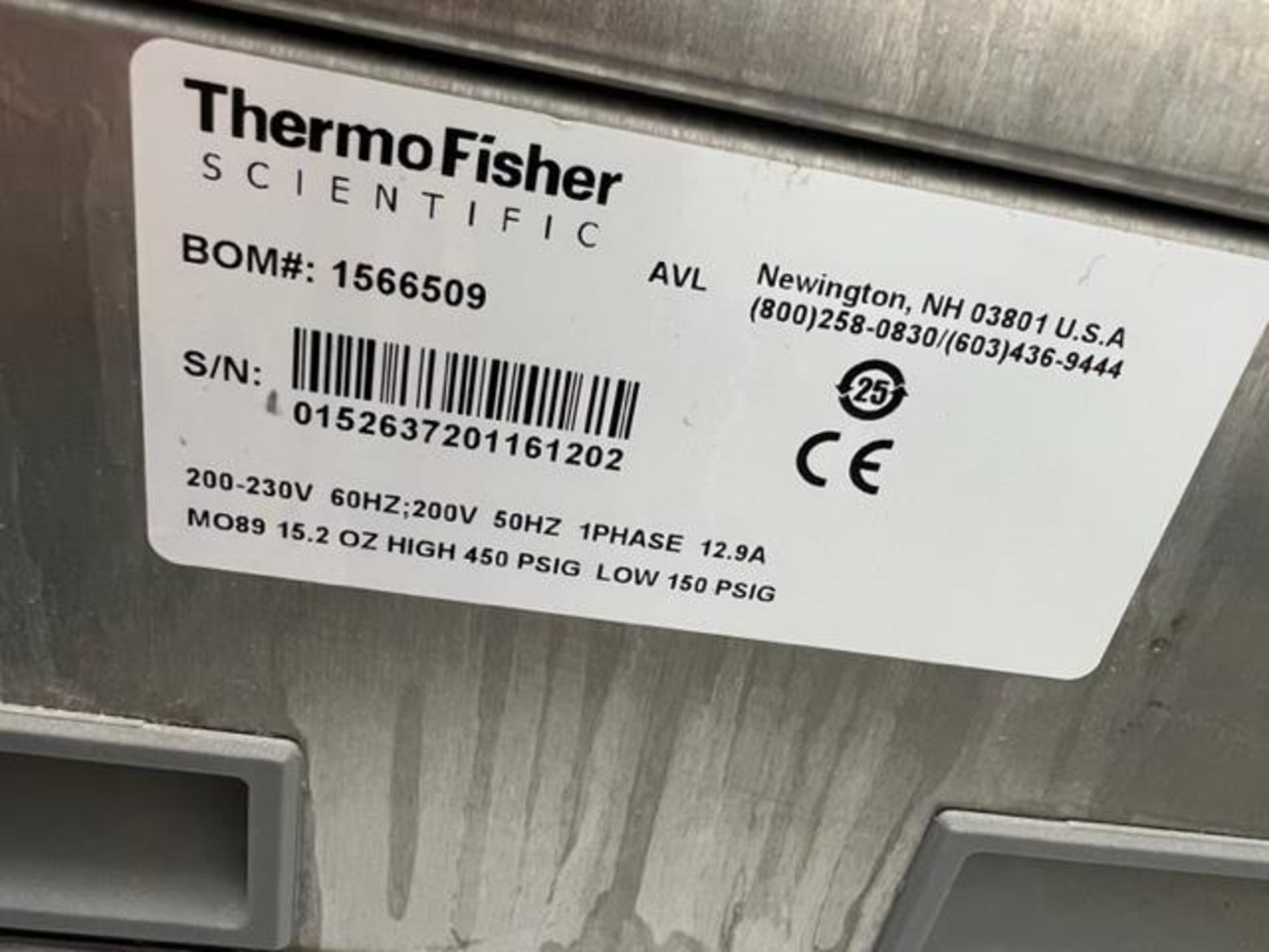 (Located in: Denver, CO) Thermal Scientific G50 - 220V 1 Phase Electric, BOM# 1566509 - Image 2 of 2