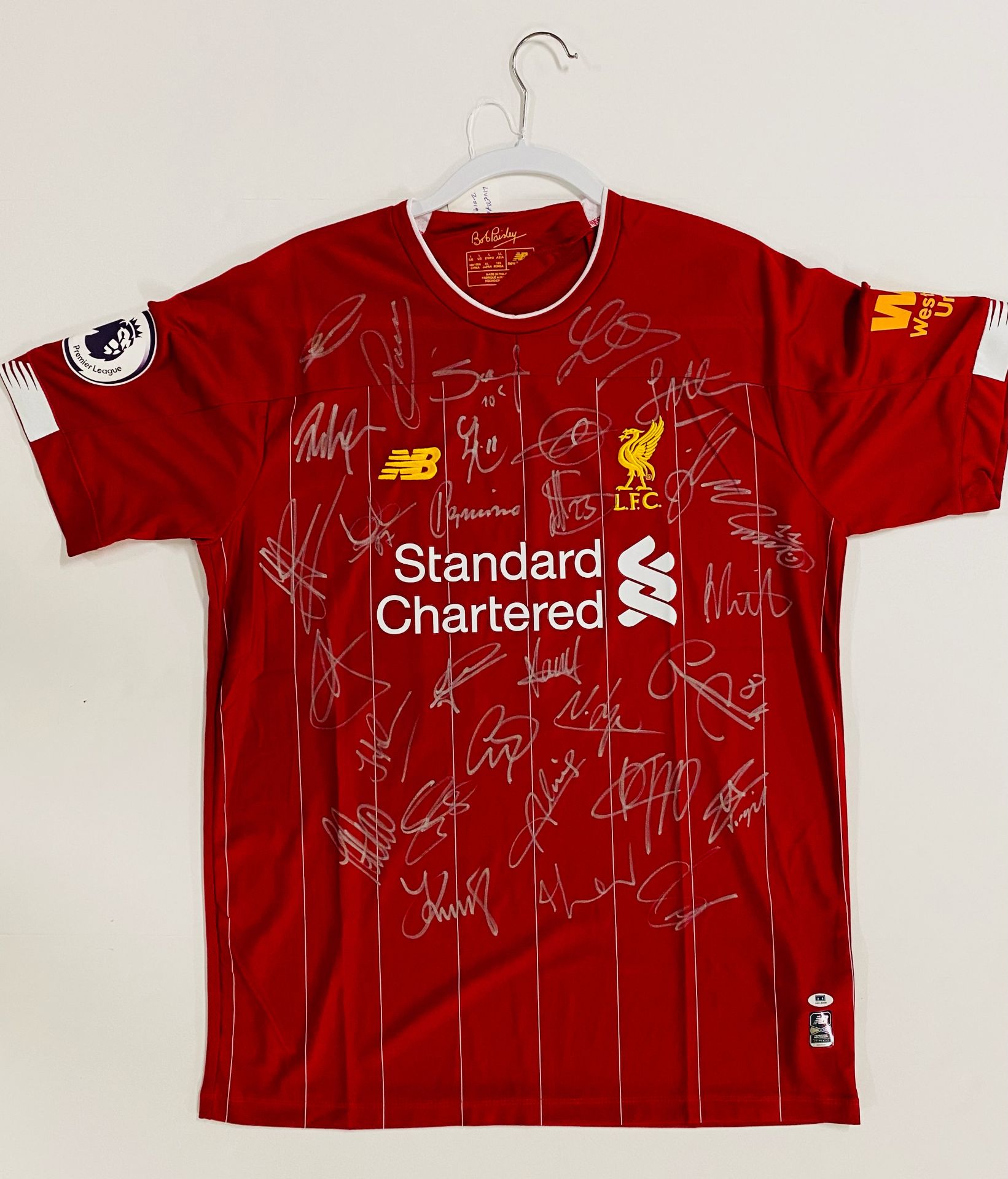 Liverpool 2019/20 team signed jersey