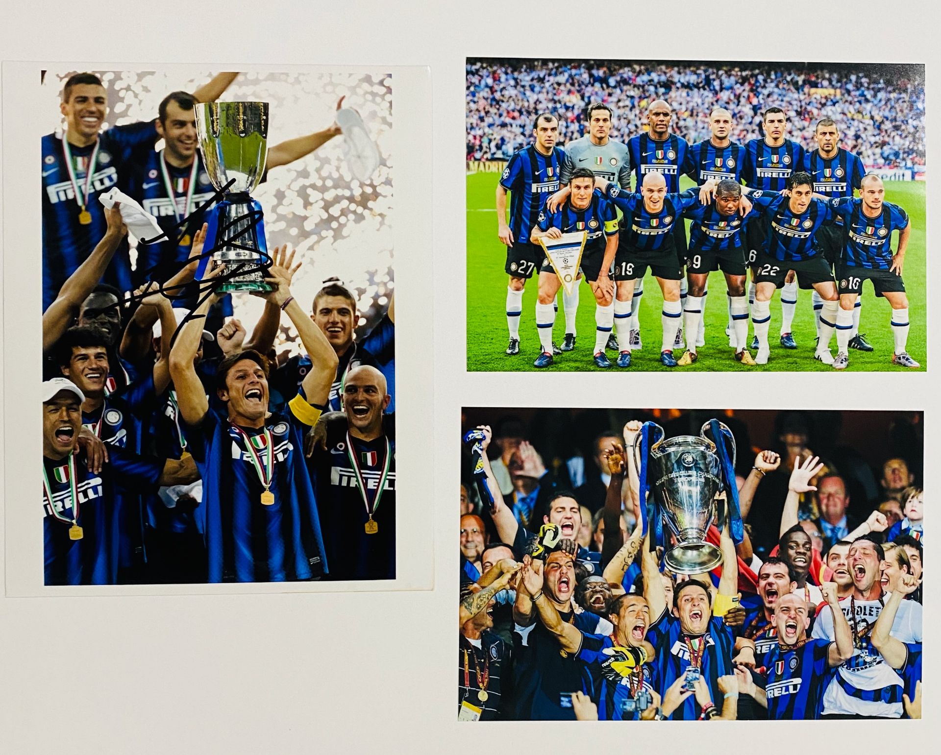 Inter Milan 2010 Champions League winners signed jersey - Image 3 of 3