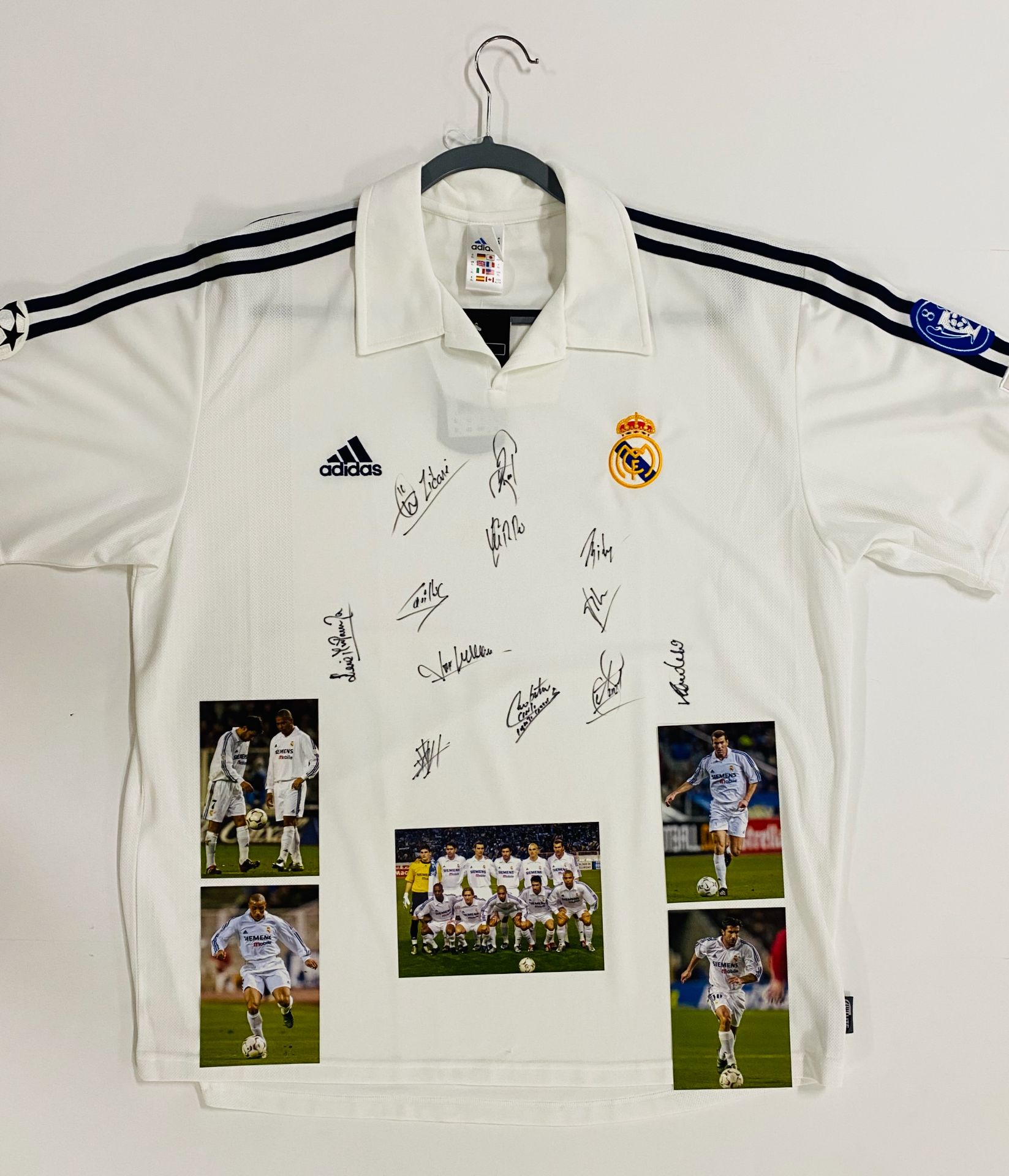 Real Madrid 2002/03 squad signed jersey (S248) - Image 2 of 2