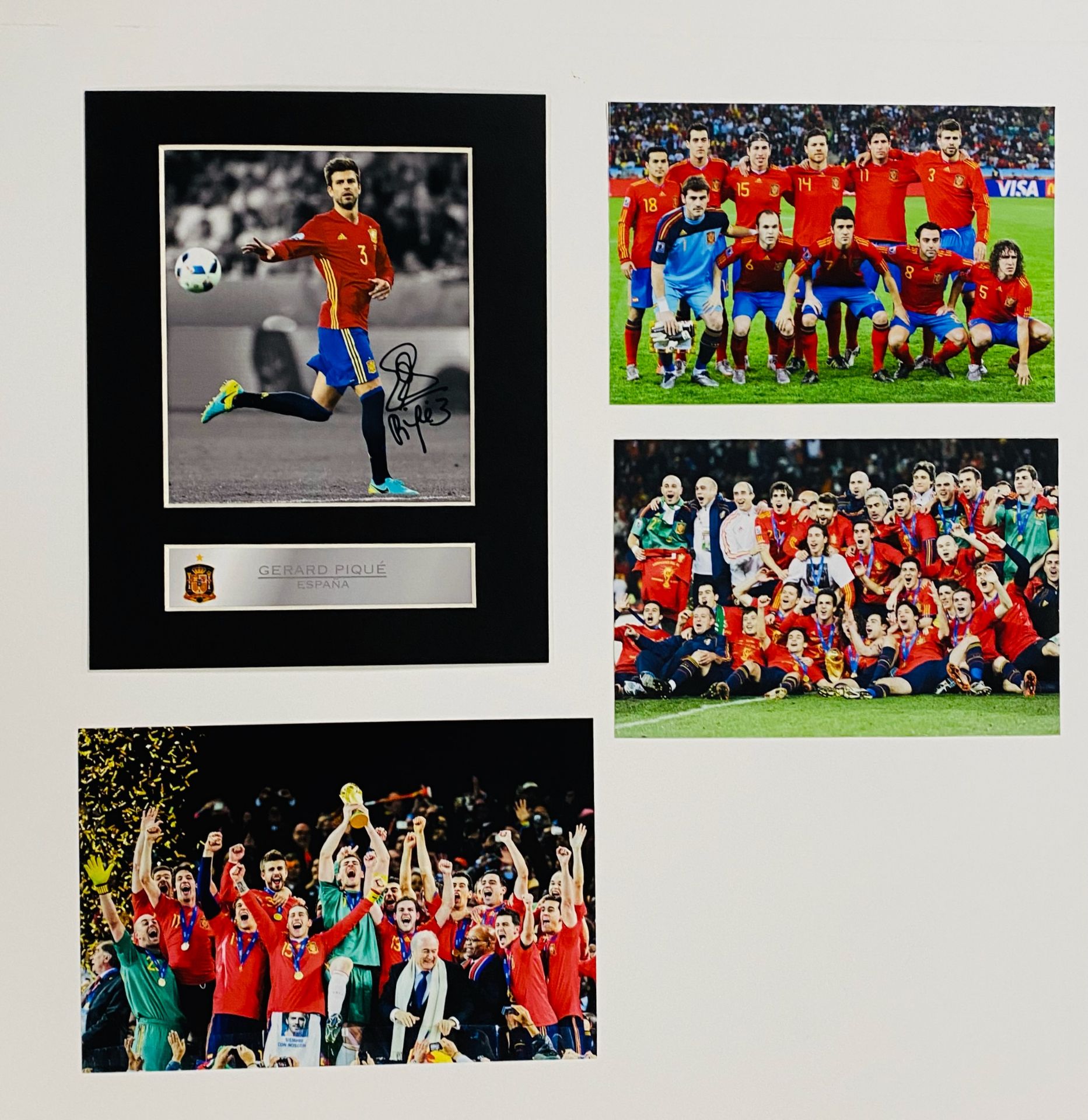Spain 2010 World Cup signed jersey - Bild 3 aus 3